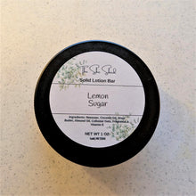 Load image into Gallery viewer, Lemon Sugar Solid Lotion Bar