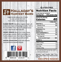 Load image into Gallery viewer, Halladay&#39;s Harvest Barn Mocha Latte Cheesecake Mix
