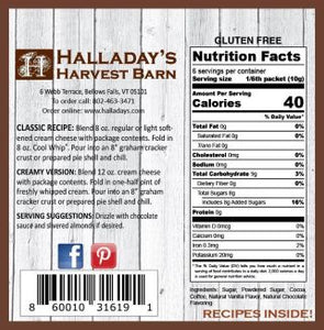 Halladay's Harvest Barn Mocha Latte Cheesecake Mix