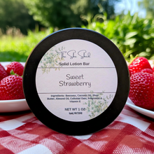 Load image into Gallery viewer, Sweet Strawberry Solid Lotion Bar
