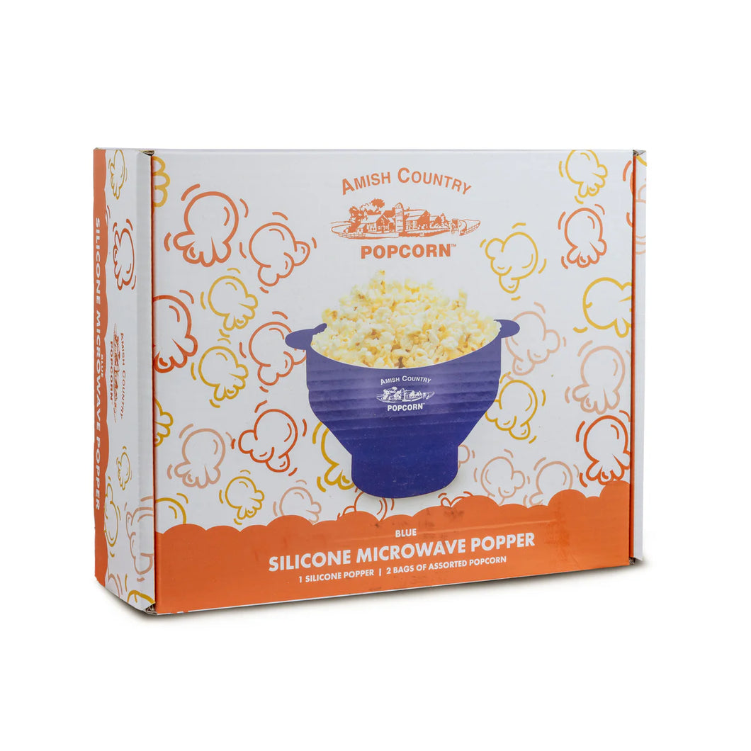 Blue Silicone Popper