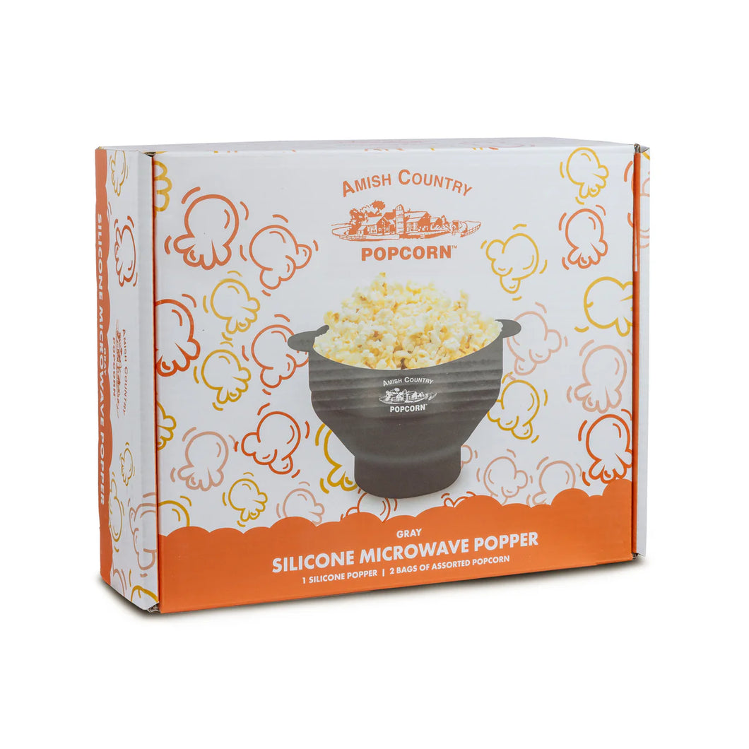 Grey Silicone Popper