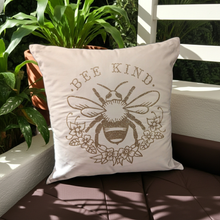 Load image into Gallery viewer, Bee Kind Sparkle Bee Pillow
