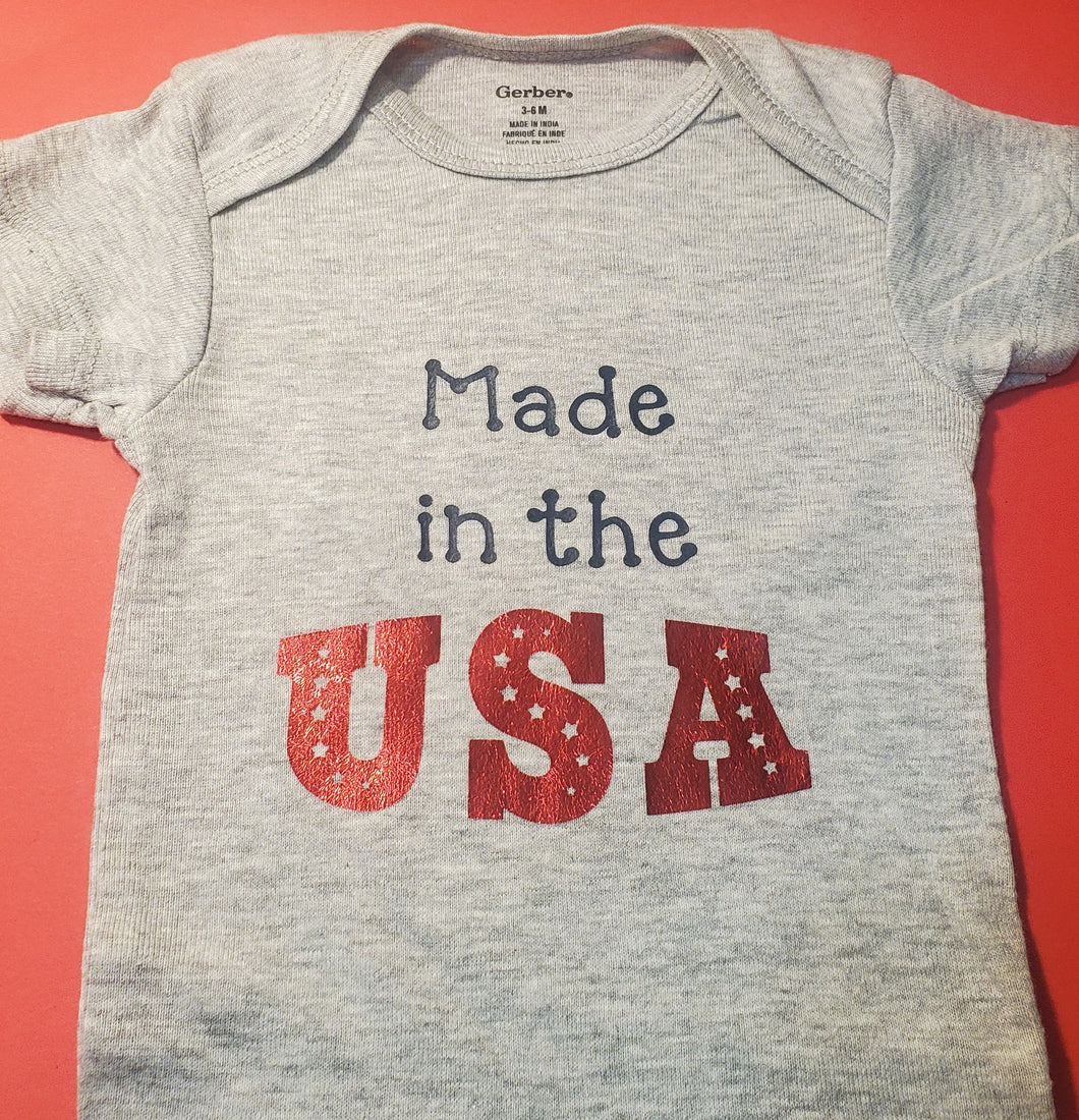 Made in the USA Onesie